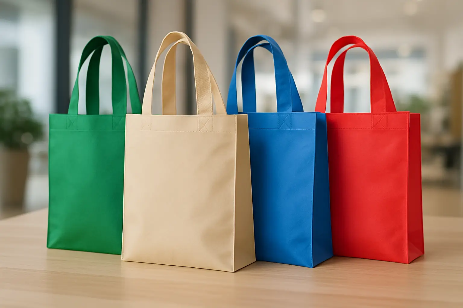 Colores en bolsas ecológicas que sí venden