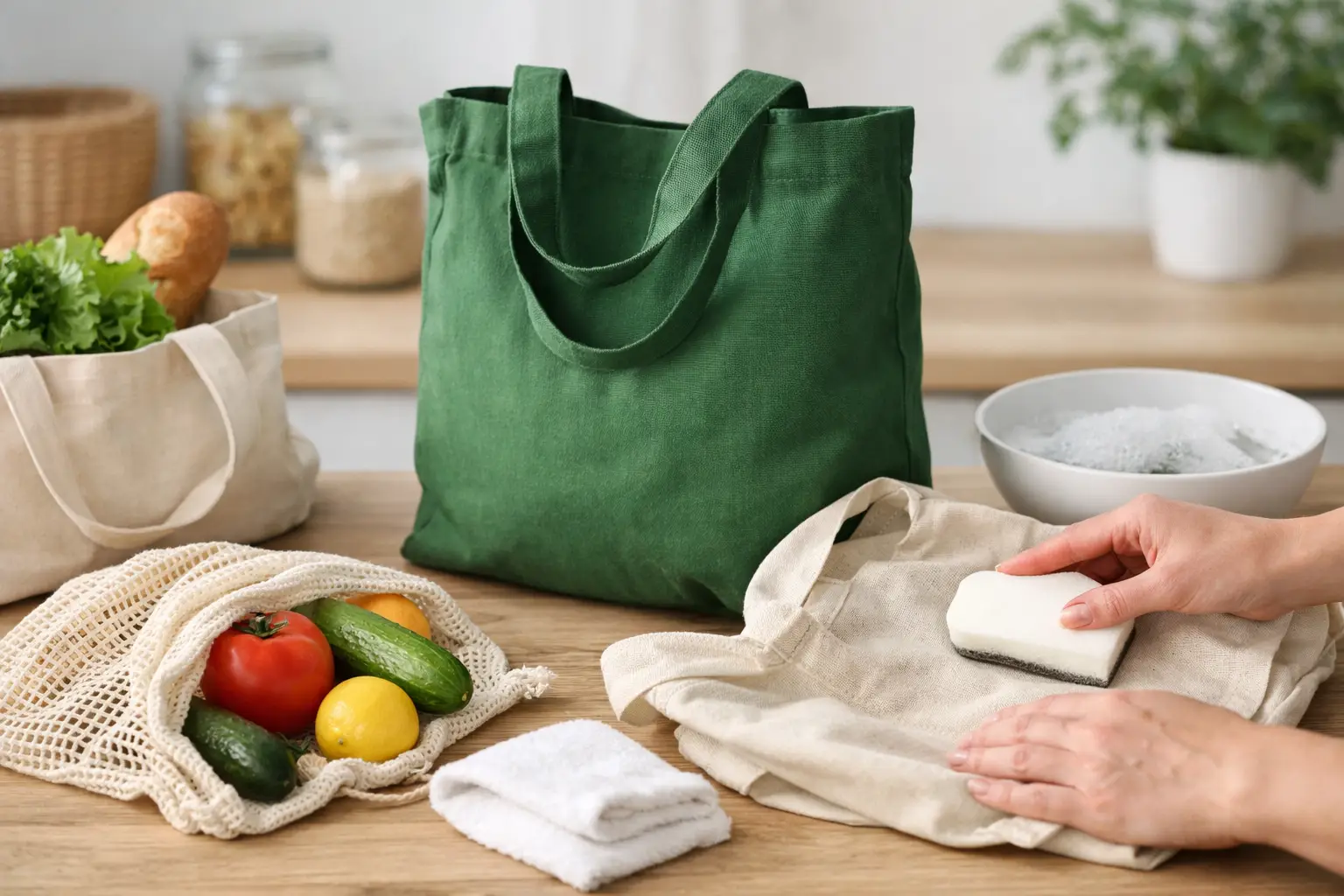 Cómo cuidar bolsas reutilizables para que duren