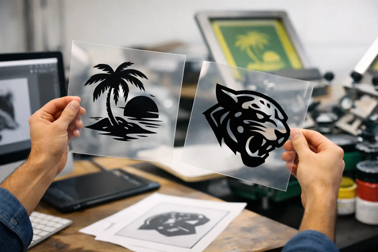 Cómo preparar artes para serigrafía cambre
