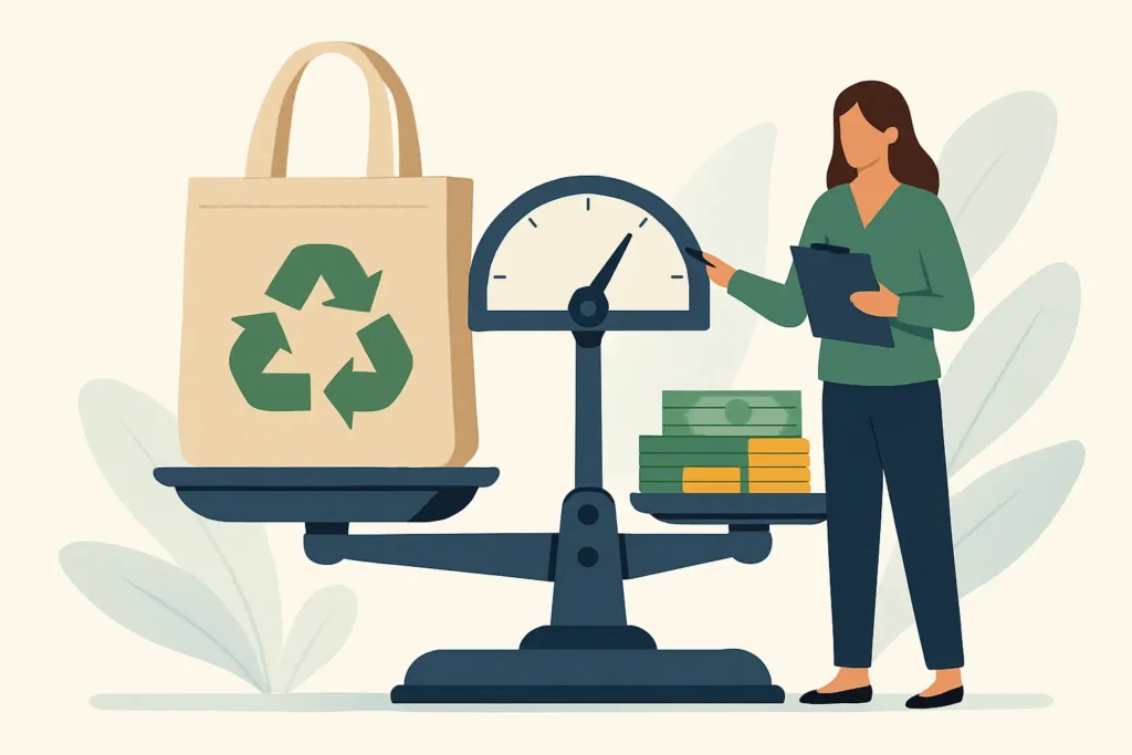 Cotización de bolsas ecológicas para eventos: lo que sí pesa