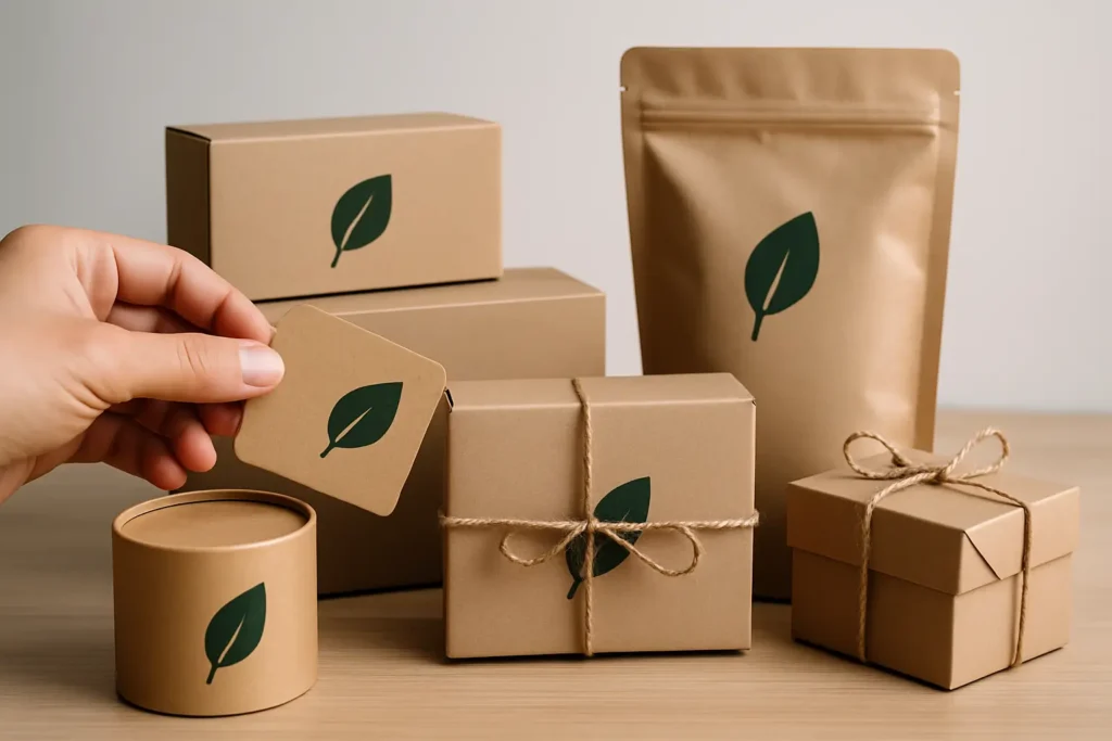 15 ideas de empaque ecológico con marca