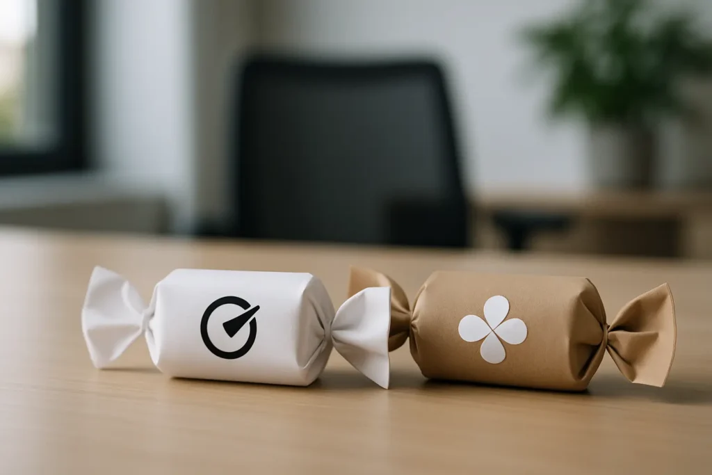 Bolsas tipo caramelo personalizadas: cómo elegirlas