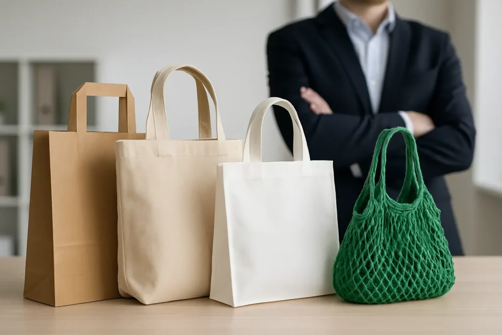 Qué bolsa ecológica elegir según tu negocio