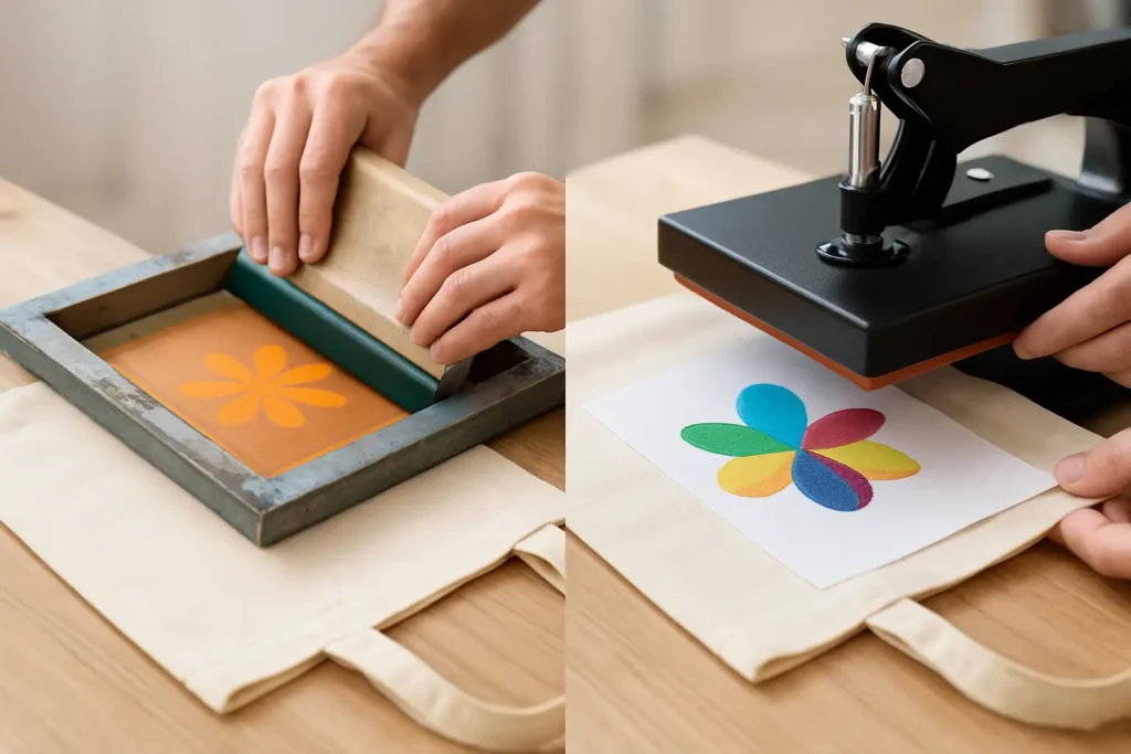 Serigrafía o sublimación en bolsas ecológicas