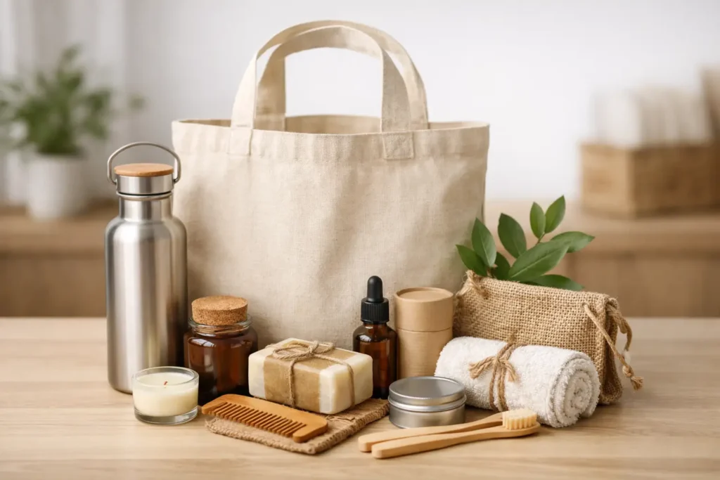 Bolsas ecológicas para kits de bienvenida