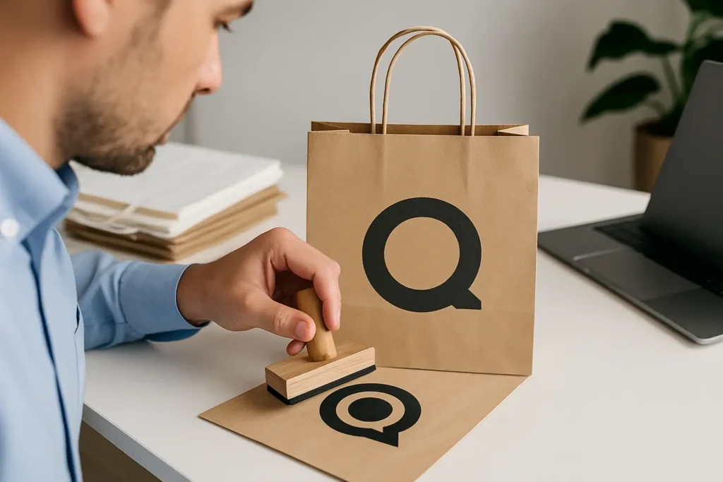 Logo listo para imprimir en bolsas sin sorpresas