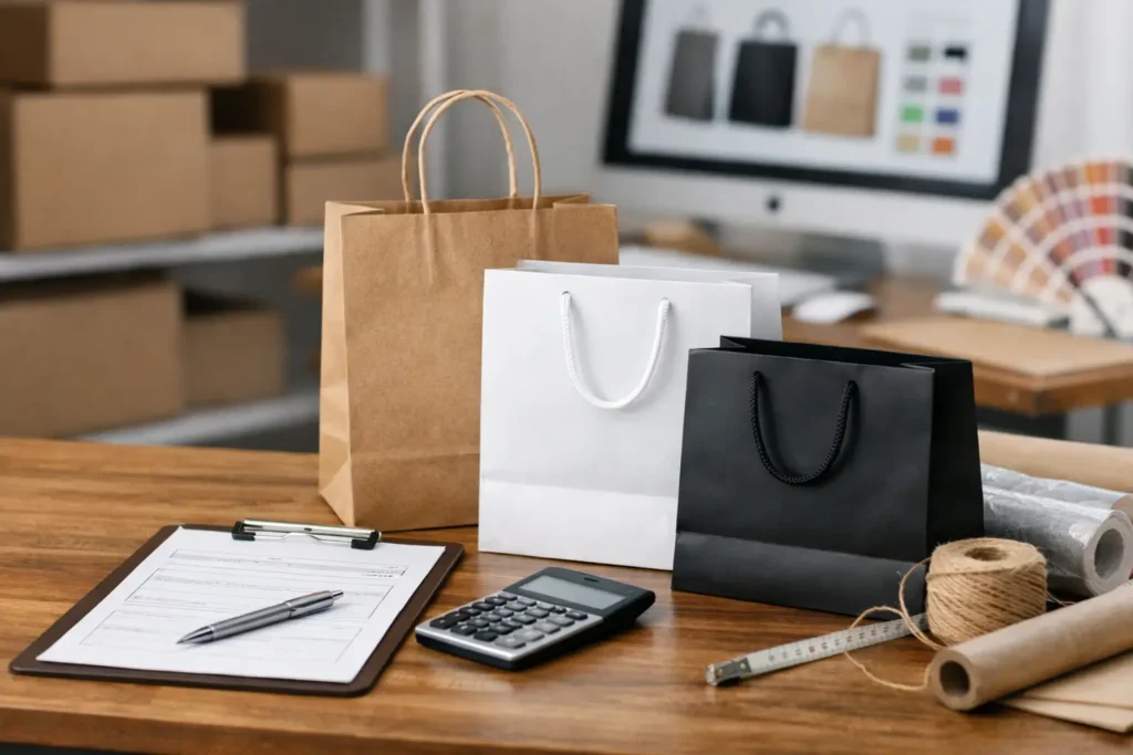 Qué información incluir en una cotización de bolsas