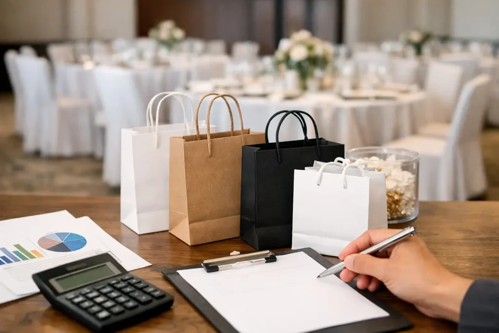 Cómo calcular cantidad de bolsas para evento