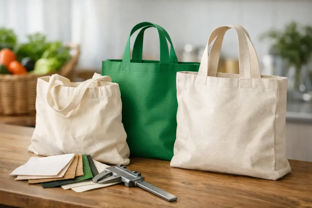 Qué gramaje conviene para bolsas reutilizables