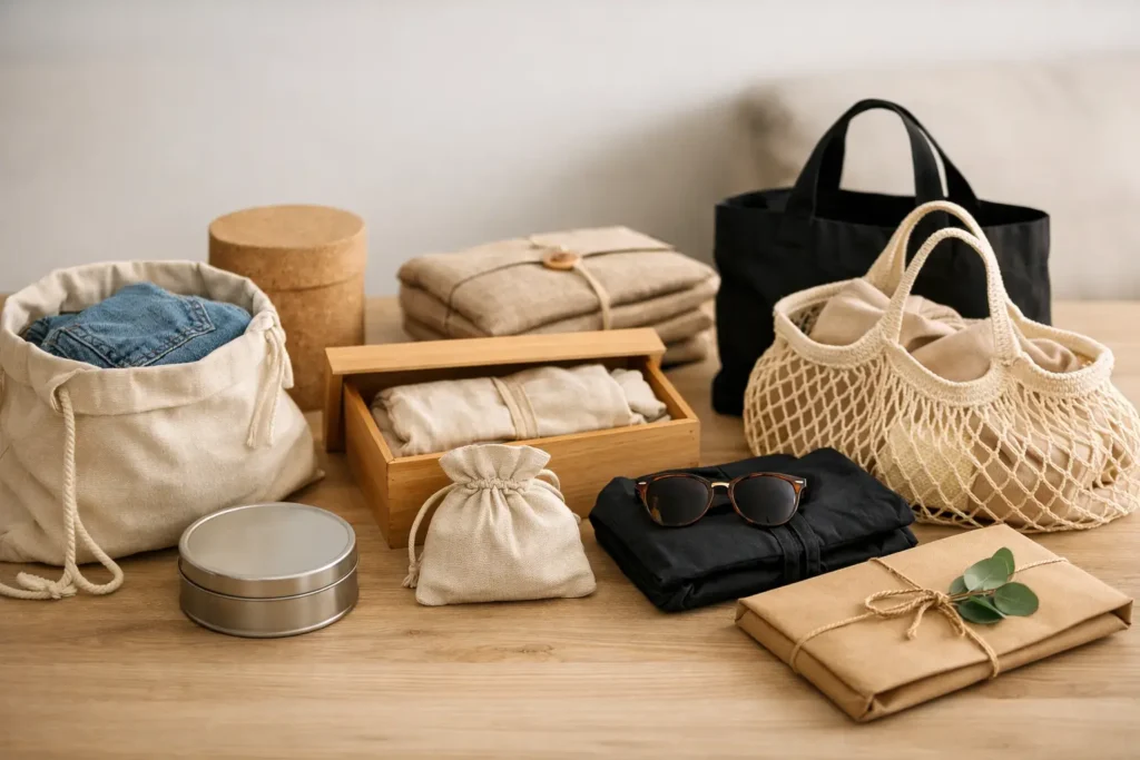 10 ideas de empaque reutilizable para moda