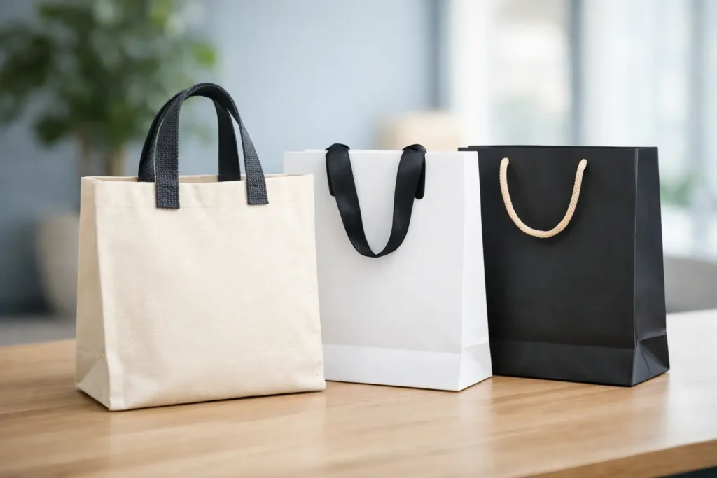 Bolsas con manijas personalizadas resistentes