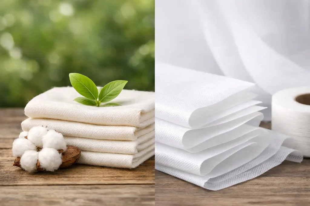 Cambre biodegradable vs tela no tejida
