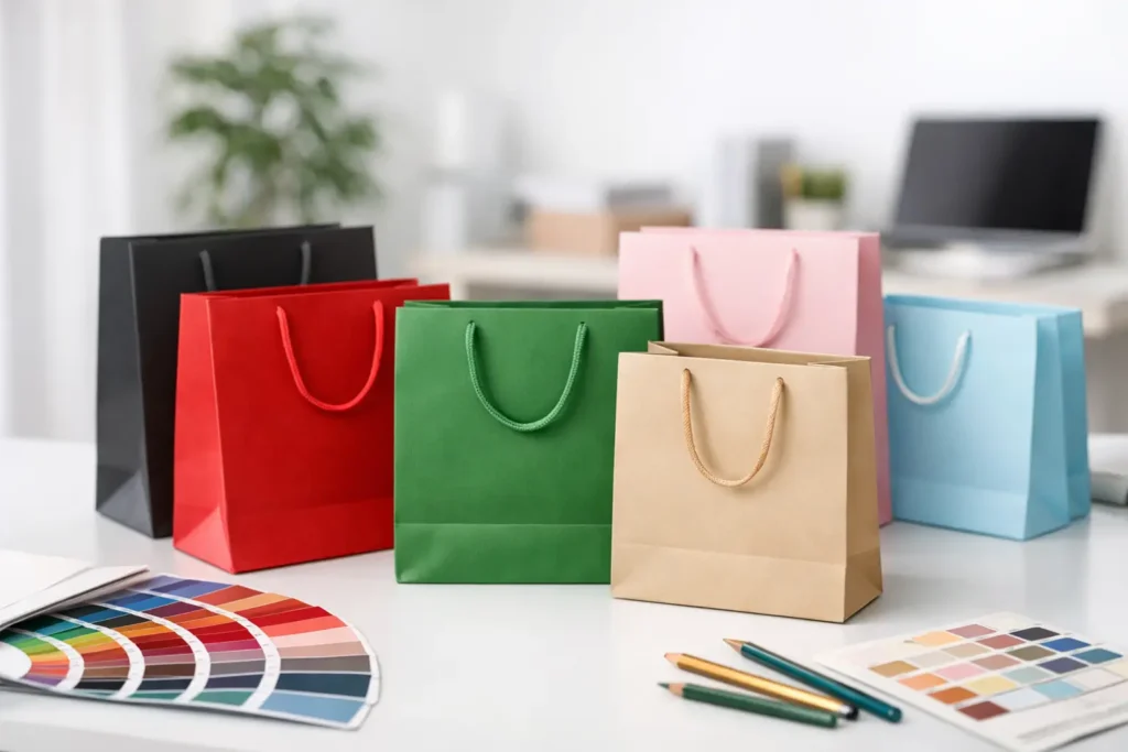 Cómo elegir colores de bolsas según marca