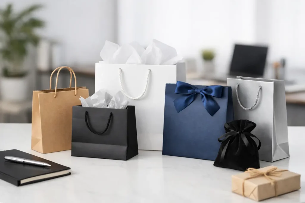 Cómo elegir tipo de bolsa para regalos corporativos