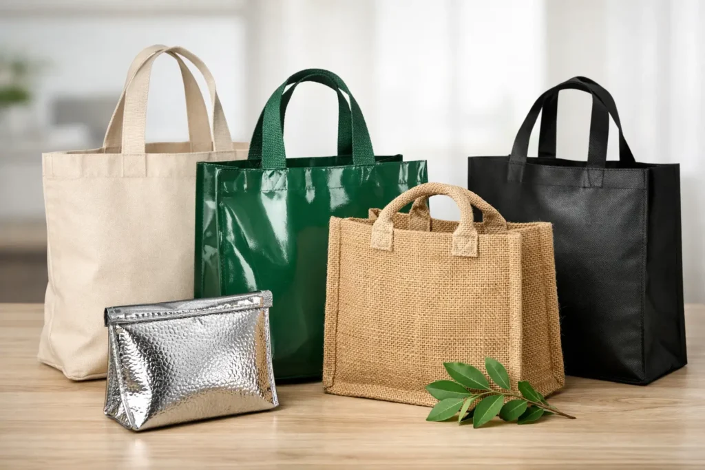 Mejores acabados para bolsas reutilizables