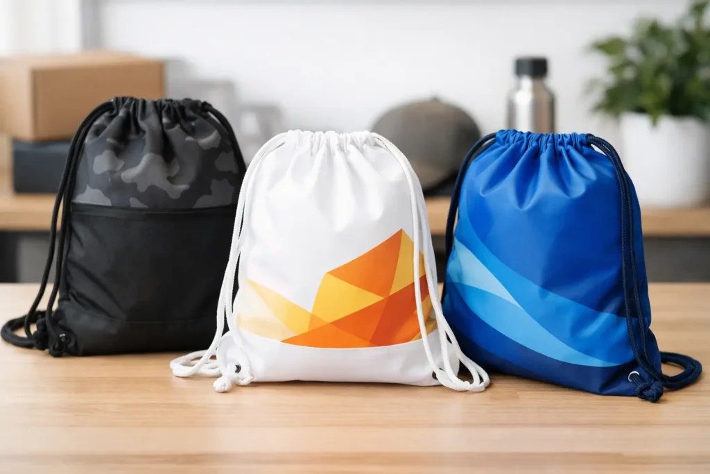 Bolsas con cordón personalizadas que sí venden
