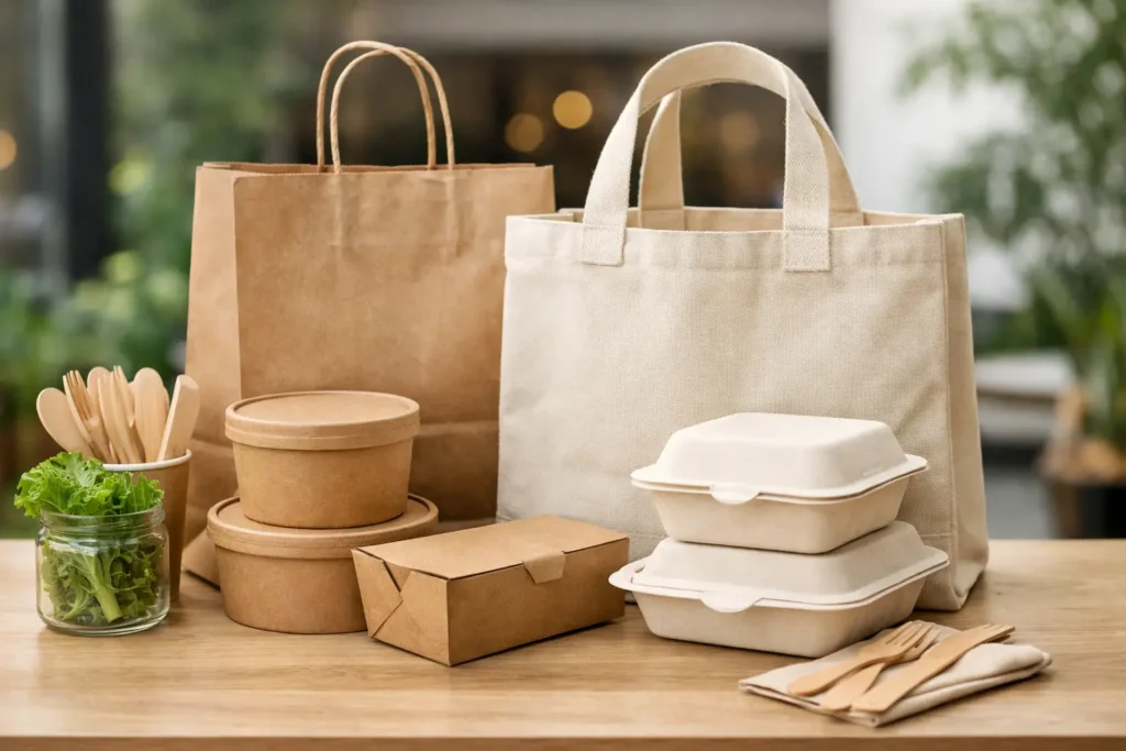 Bolsas ecológicas para domicilios de comida
