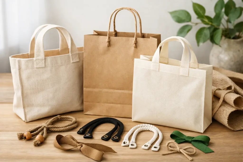 Guía de acabados y manijas para bolsas ecológicas