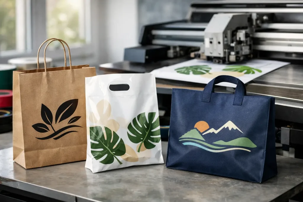 Guía de impresión en bolsas de Cambre personalizadas