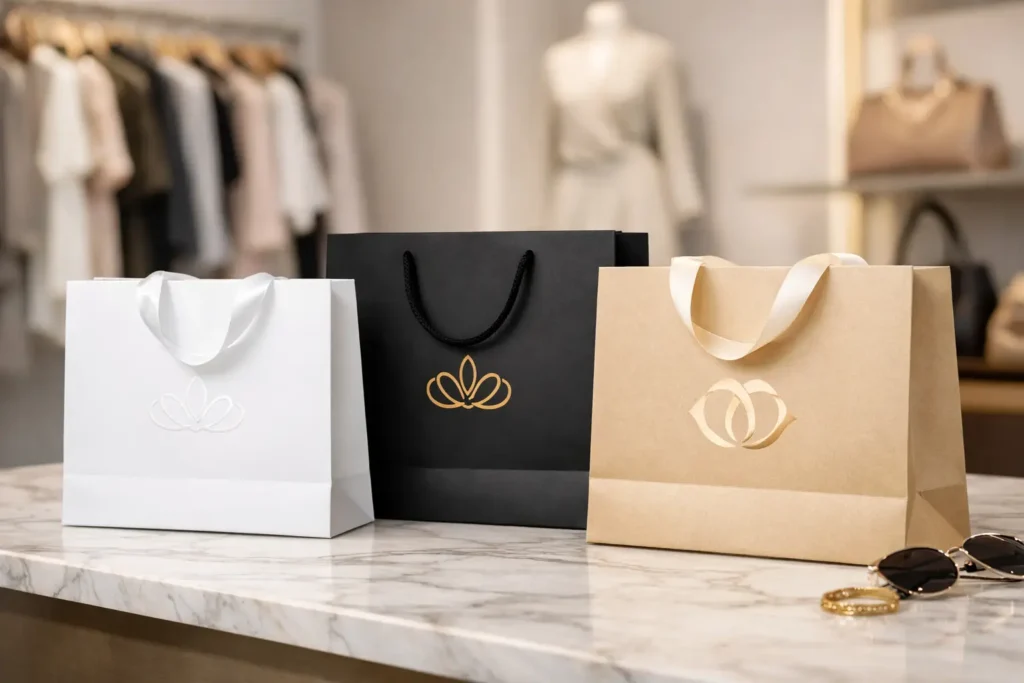 Mejores bolsas para boutiques de moda con logo