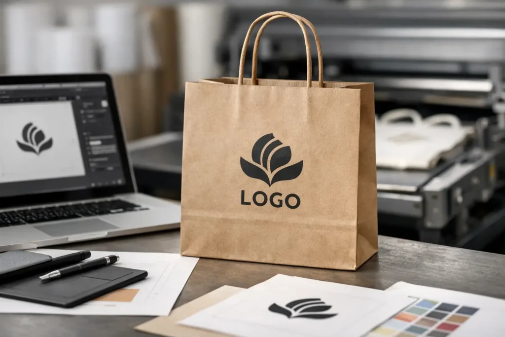 ¿Qué archivo necesito para imprimir logo en bolsa?