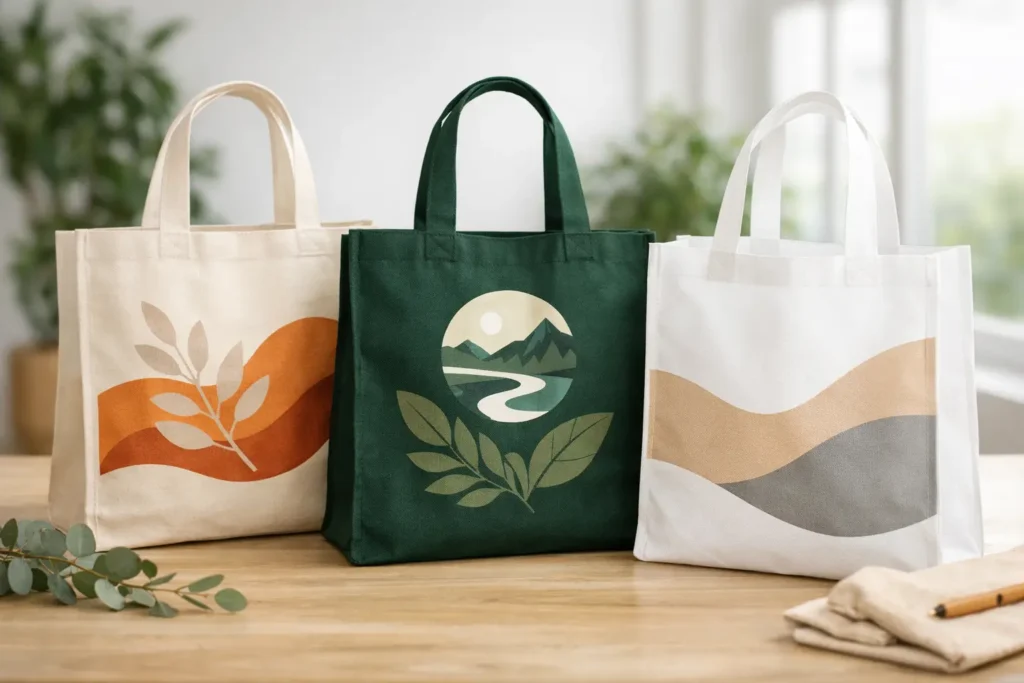 Bolsas reutilizables personalizadas para marca